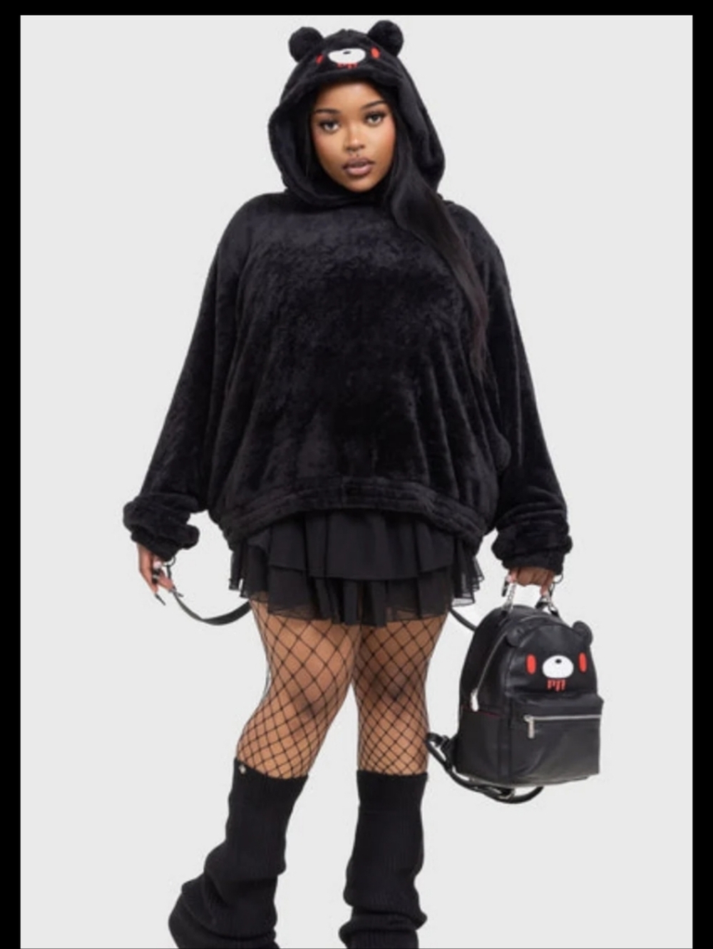 Gloomy Bear Gothic Hoodie Hot Topic Dollskill Blackcraft Cult